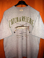 Отдается в дар футболка «Catch & Release»