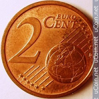 Отдается в дар два евроцента