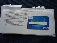 Отдается в дар Пластиковая карта Qiwi Visa