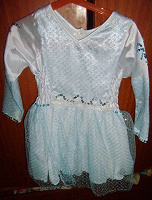 Отдается в дар Нарядное платье «Снежинка» для девочки 2-3 лет