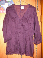 Отдается в дар фиолетовая блузка