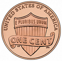 Отдается в дар 1 цент 2011 D США