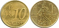 Отдается в дар 10 Euro cent