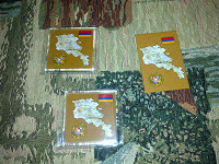 Отдается в дар Магниты-карты Армении.