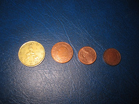 Отдается в дар Монеты евроценты