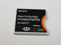 Отдается в дар Переходник Compact Flash Memory stick Duo (2 ШТ!!!)