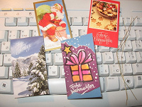 Отдается в дар Маленькие новогодние открыточки (добавлены новые)