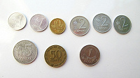 Отдается в дар Литовские монеты.