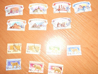 Отдается в дар марки с конвертов, стандарты России