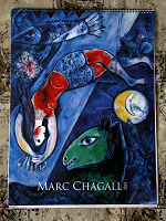 Отдается в дар Календарь Marc Chagall (2012 год)