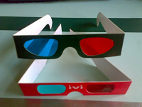 Отдается в дар Очки 3D — (анаглиф !)
