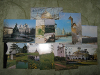Отдается в дар Набор открыток «Новгород — город-музей»