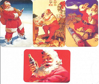 Отдается в дар карманные календарики Санта-Клаус