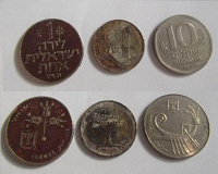 Отдается в дар Монетки Израиля ищут кто бы их почистил