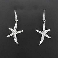 Отдается в дар серьги с кристаллами Swarovski