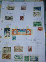 Отдается в дар Коллекция марок разных стран 1900-1963 гг. Транспортная тема.