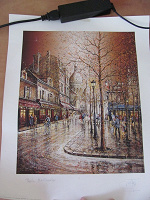 Отдается в дар Картина «Paris-Montmartre»