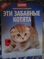Отдается в дар Еще один календарь, теперь с кошками