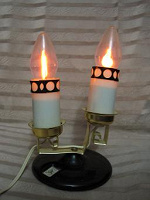 Отдается в дар ночник в виде двух «свечей»
