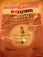 Отдается в дар корм для котят премиум класса-nutram