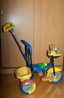 Отдается в дар Велосипед детский трехколесный с ручкой