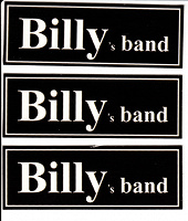Отдается в дар Наклейка Billy’s Band