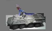 Отдается в дар Модель БТР-80А склееная