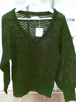 Отдается в дар Черный женский свитер