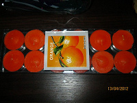 Отдается в дар Свечи с ароматом апельсина