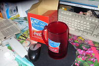 Отдается в дар кружка с акции Coca-Cola