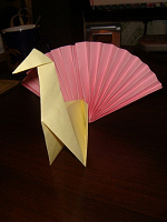 Отдается в дар Птичка оригами