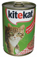 Отдается в дар кошачьи консервы KiteKat