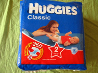 Отдается в дар Подгузники Huggies(3-6 кг)