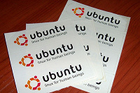 Отдается в дар Наклейки Linux Ubuntu