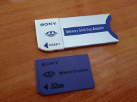Отдается в дар карта памяти Sony