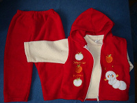 Отдается в дар костюм детский красный на 1 год