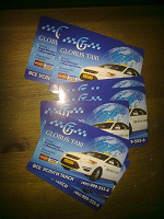 Отдается в дар календарики такси 2012
