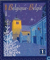Отдается в дар Бельгийская марка 2012
