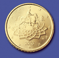 Отдается в дар 50 evro cent