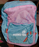 Отдается в дар рюкзак детский розово-голубой