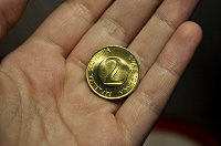 Отдается в дар Монета 2 толара (Словения)
