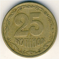 Отдается в дар монета 25 копеек и жетон метро Питера
