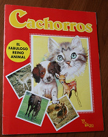 Альбом наклеек с животными (испанский)