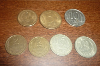 Отдается в дар монетки 1990-1992
