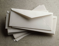 Много конвертов, прошедших почту (передар)