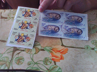 Отдается в дар 2 набора марок, египет.