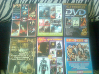 Отдается в дар DVD-фильмы