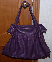 Отдается в дар Большая фиолетовая сумка
