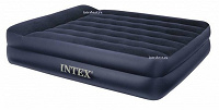 Отдается в дар Intex матрац двухуровневый с насосом 163х208х47