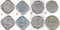 Отдается в дар 4 Монеты Индии